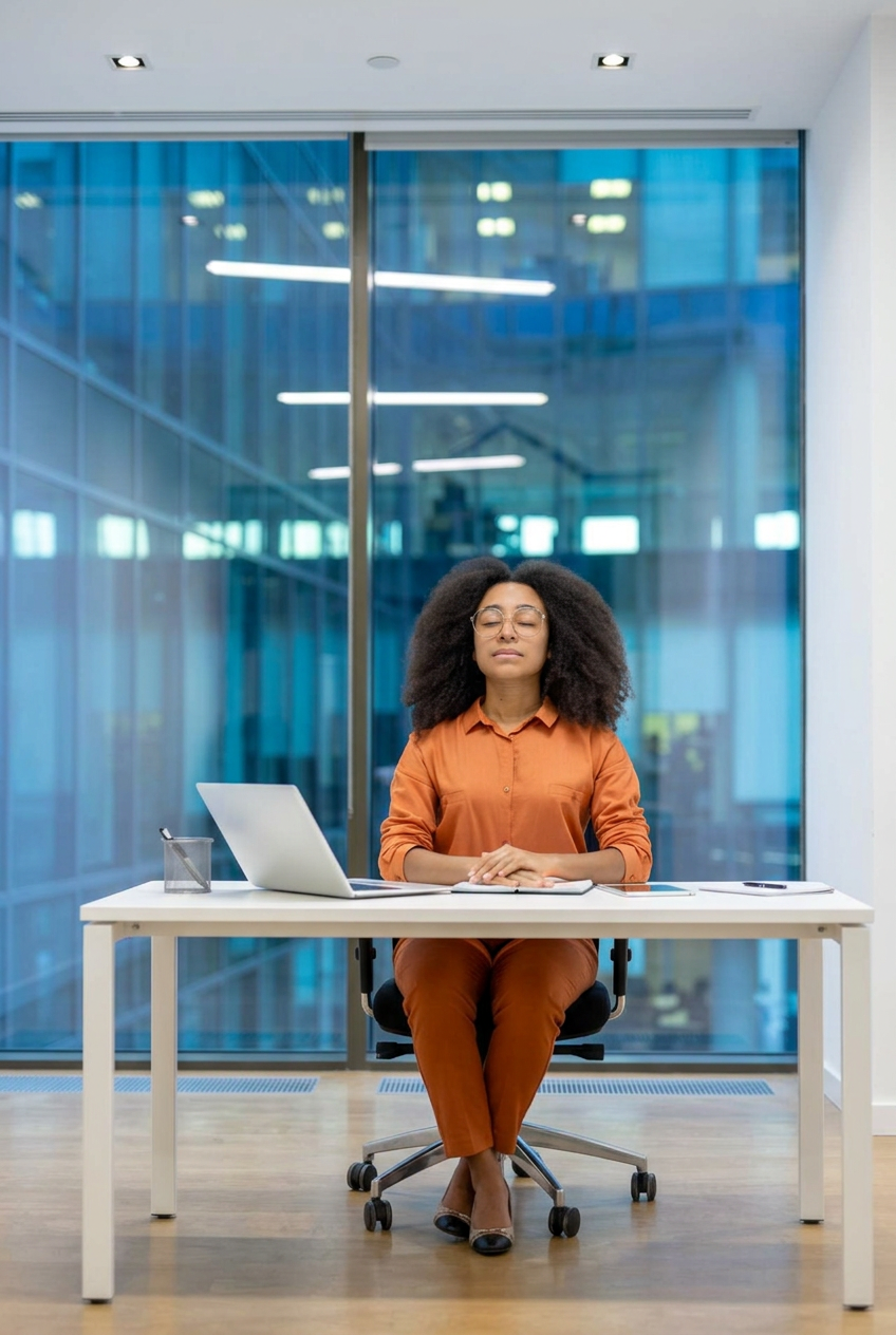 A still moment of calm — the quiet centre of a wellness practice.